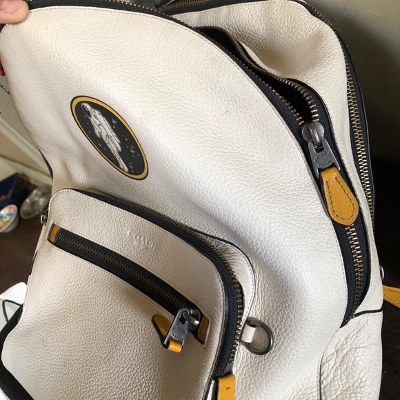 COACH NASA WHIT LEATHER TESLA BACKPACK main image 5
